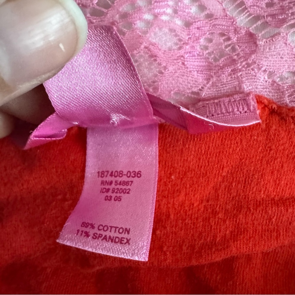 Rare Y2K Phi Beta Pink Victoria’s Secret PINK Cami - Picture 5 of 8